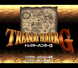 Treasure Hunter G (Japan) Title Screen